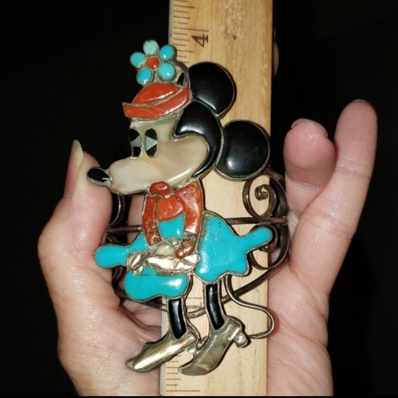 SOLD Native American Turquoise Mouse Sterling - Picture 6 of 8